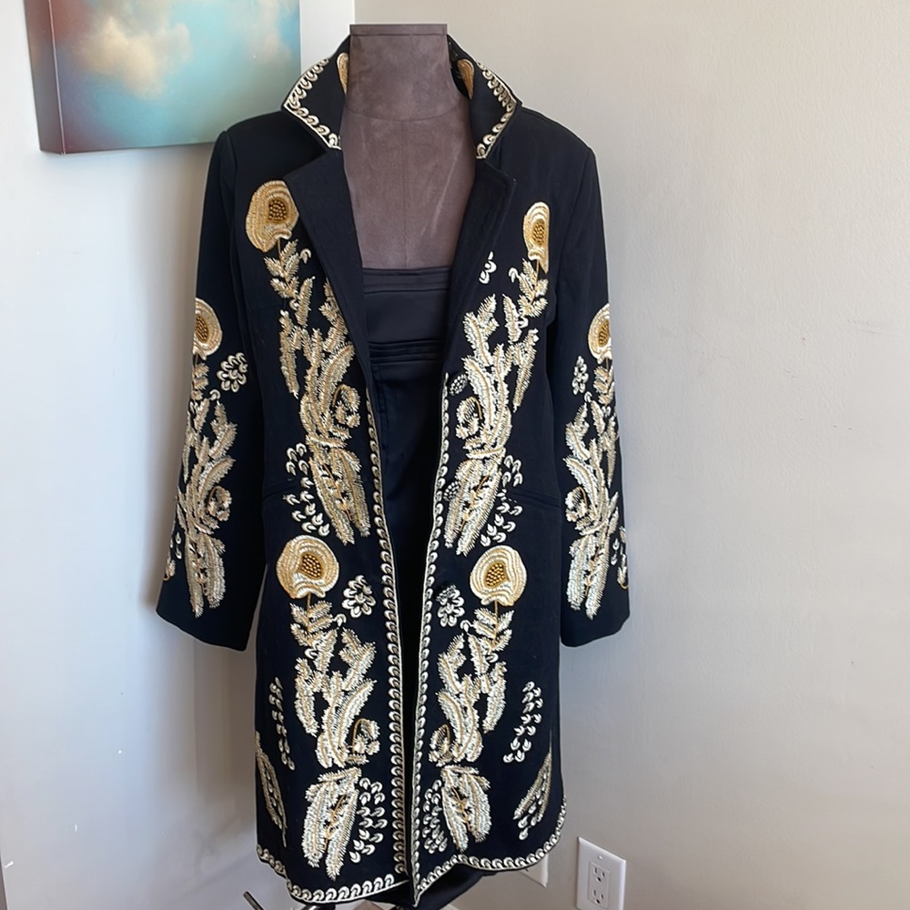 Embroidered Jacket Golden - Picture 11 of 15